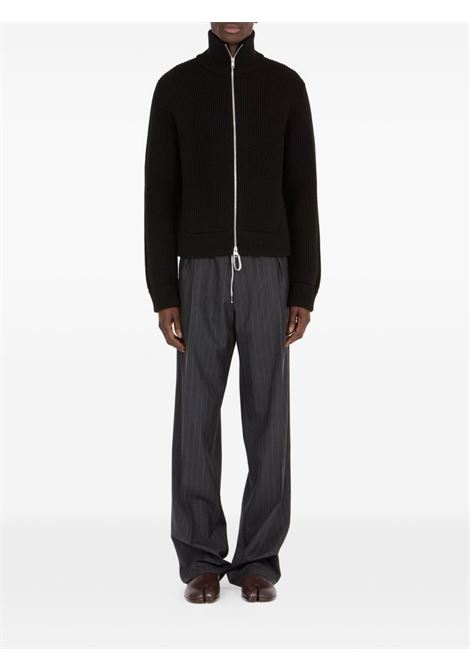 cardigan zipped uomo nero MAISON MARGIELA | S67HP0032 M13181900